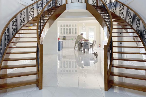 Double Curved Stair