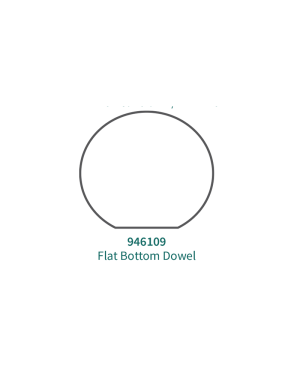 Poplar Flat Bottom Dowel 19946109